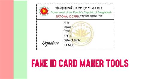 fake smart card maker bd|fake bangladeshi old nid card maker gamitisa.